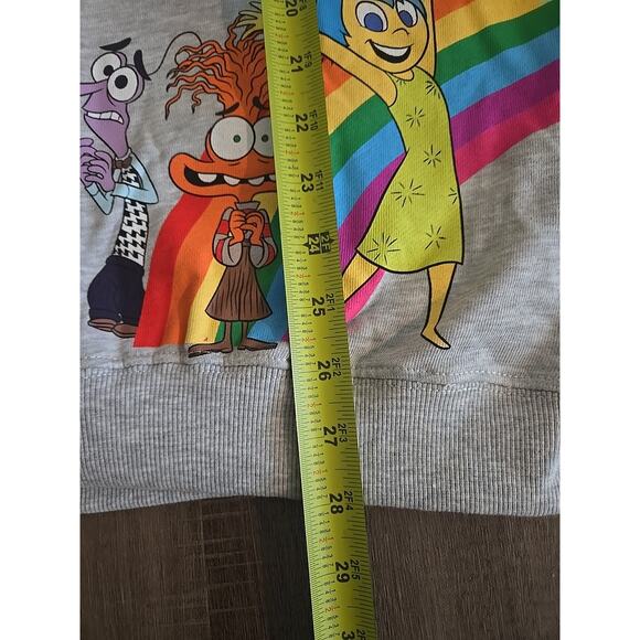 Disneyland Resort Pixar Inside Out 2 Pullover Sweatshirt LARGE New 2025 Anxiety - Picture 9 of 14